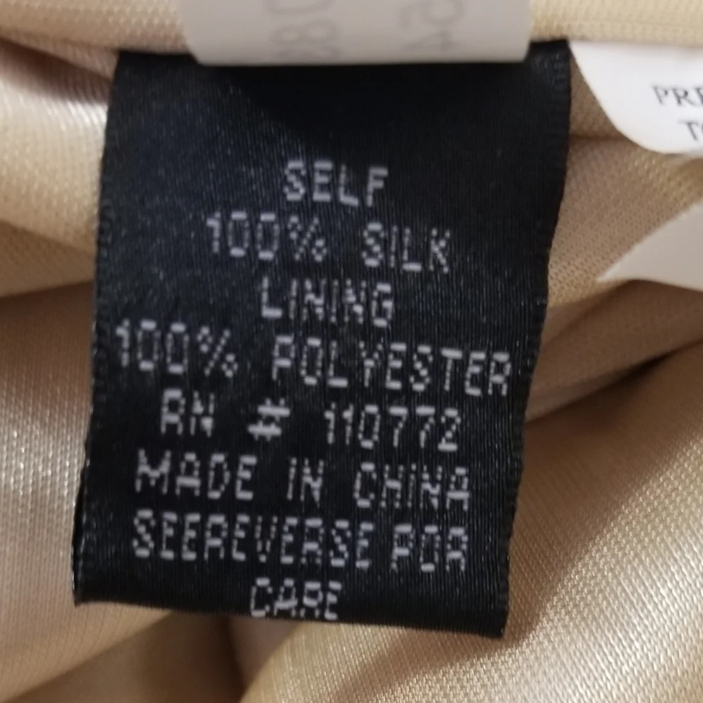 Marsoni 100% Silk Sleeveless Pleated  Dress Sz 14